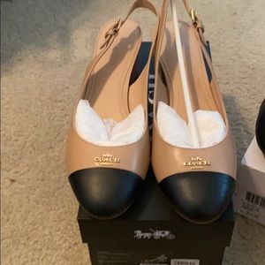 Coach women’s sling back heels.